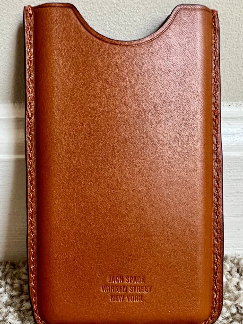 *New* Jack Spade New York Mill Leather Phone Slip